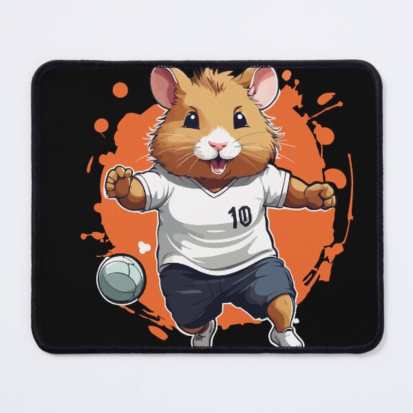 Item preview, Handball Player Hamster Streetwear Iconic Style designed and sold by LuminOrb.