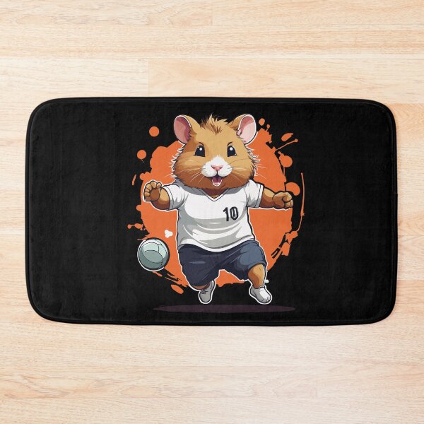 Item preview, Handball Player Hamster Streetwear Iconic Style designed and sold by LuminOrb.