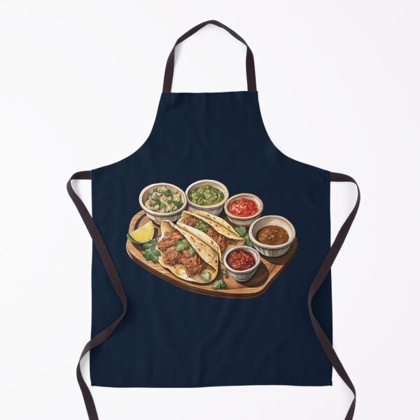 Item preview, Birria Tacos With Dipping Sauces Served On A Wooden Board designed and sold by Alicia Chee.