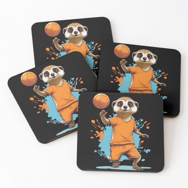 Item preview, Meerkat handball player streetwear style designed and sold by LuminOrb.