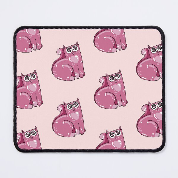 Item preview, Cute Pink Kitty With Sparkly Eyes designed and sold by Julia Sol.