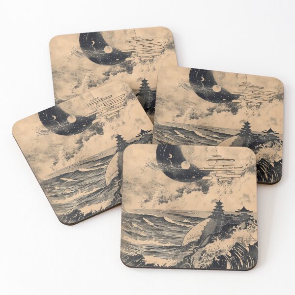 Item preview, Celestial Woodblock Wonderland designed and sold by Retro Type.