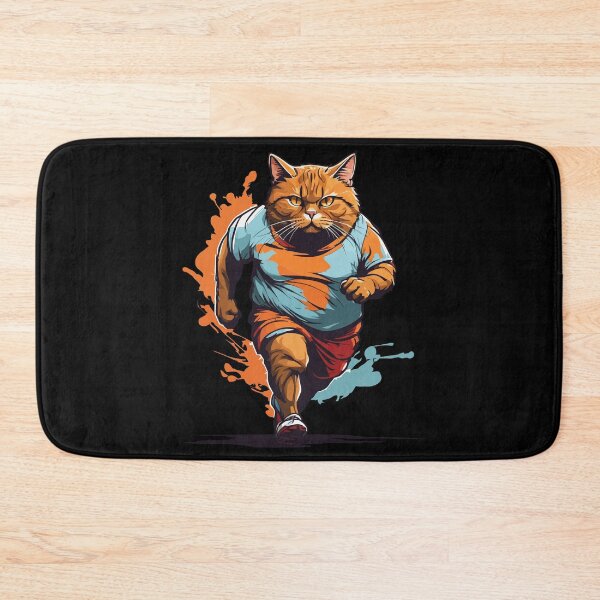 Item preview, Funny fat cat streetwear jogging look designed and sold by LuminOrb.