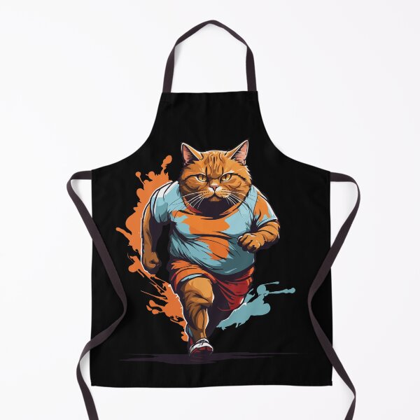 Item preview, Funny fat cat streetwear jogging look designed and sold by LuminOrb.