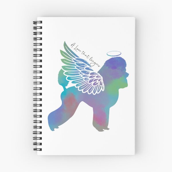 Item preview, Poodle Angel Wings Rainbow Bridge Pet Loss keepsakes designed and sold by ElizInspires.