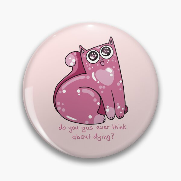 Item preview, Cute Pink Kitty With Sparkly Eyes Thoughts designed and sold by Julia Sol.
