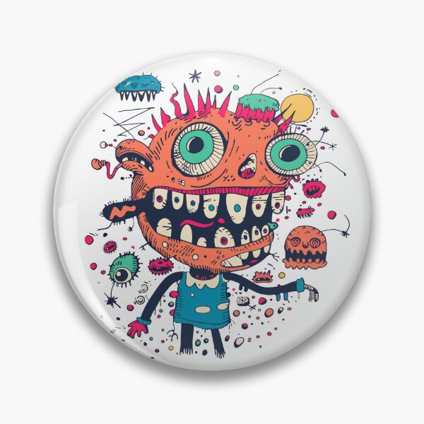 Item preview, Monstrous Fun: A Colorful Adventure with Quirky Characters designed and sold by Ipek Morel.