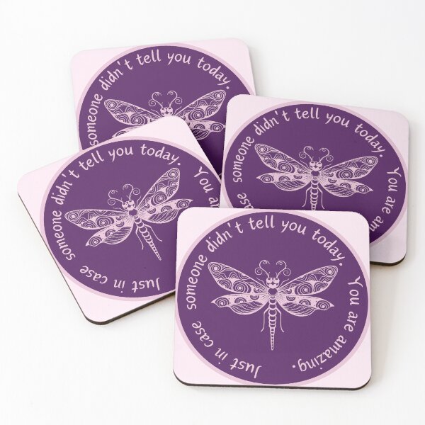 Item preview, Positive daily quotes , you are amazing dragonfly designed and sold by coloursforkids.