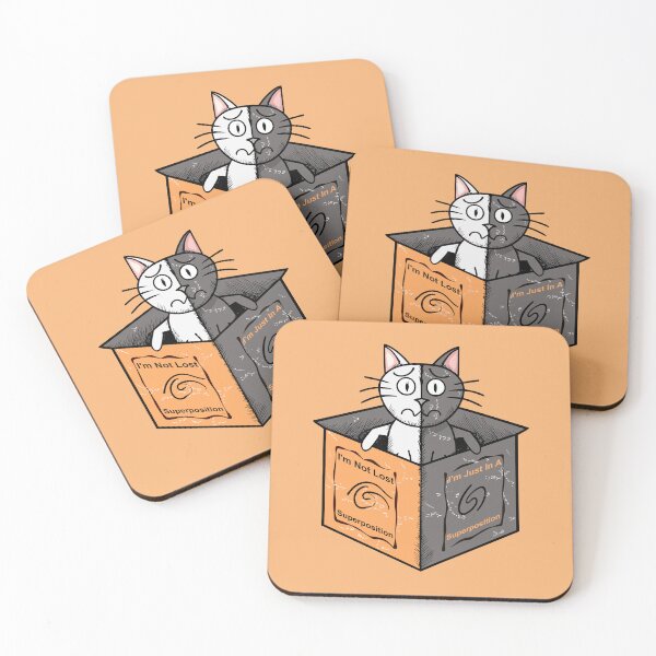 Item preview, Quantum Mystery Feline - Schrödinger's Paradoxical Purr-adox Art designed and sold by FebricFusion.