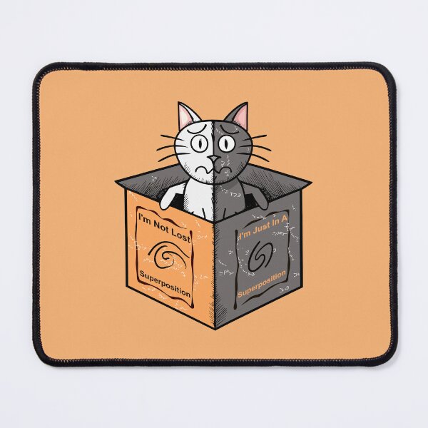 Item preview, Quantum Mystery Feline - Schrödinger's Paradoxical Purr-adox Art designed and sold by FebricFusion.