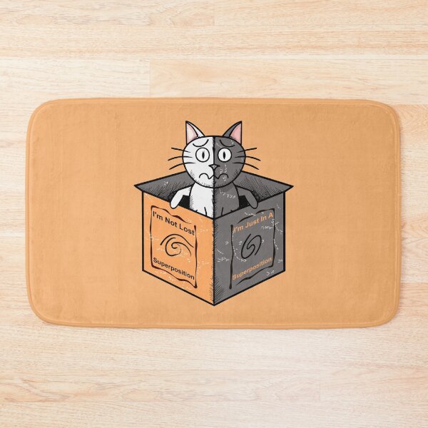 Item preview, Quantum Mystery Feline - Schrödinger's Paradoxical Purr-adox Art designed and sold by FebricFusion.