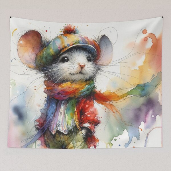 Item preview, A Watercolor Mouse Tale designed and sold by LuminShadowArt.