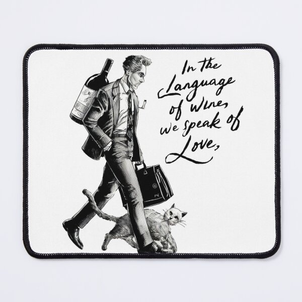 Item preview, "In the Language of Wine, We Speak of Love" Design designed and sold by Colorful-Garden.