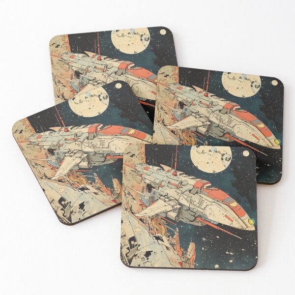 Item preview, Spacefarer's Ukiyo-e Journal designed and sold by Retro Type.