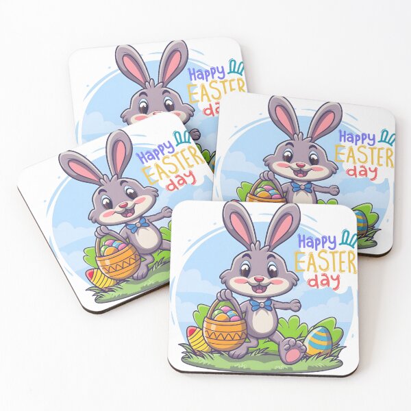 Item preview, run bunny Happy EasterDay designed and sold by deviatepolo.
