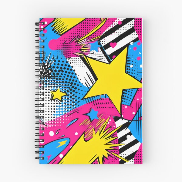 Item preview, Colorful Abstract POP Art comic Star designed and sold by EmeraldeaArt.