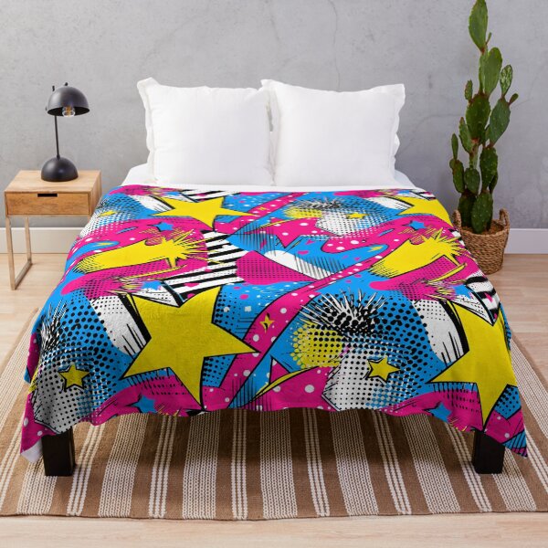 Item preview, Colorful Abstract POP Art comic Star designed and sold by EmeraldeaArt.