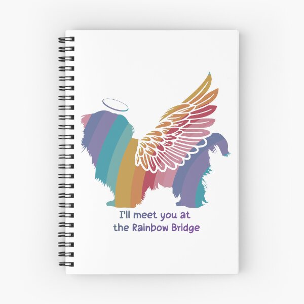 Item preview, Shih Tzu Angel Wings Rainbow Bridge Pet Loss keepsakes designed and sold by ElizInspires.