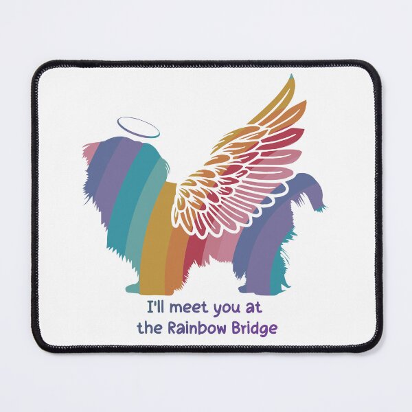 Item preview, Shih Tzu Angel Wings Rainbow Bridge Pet Loss keepsakes designed and sold by ElizInspires.