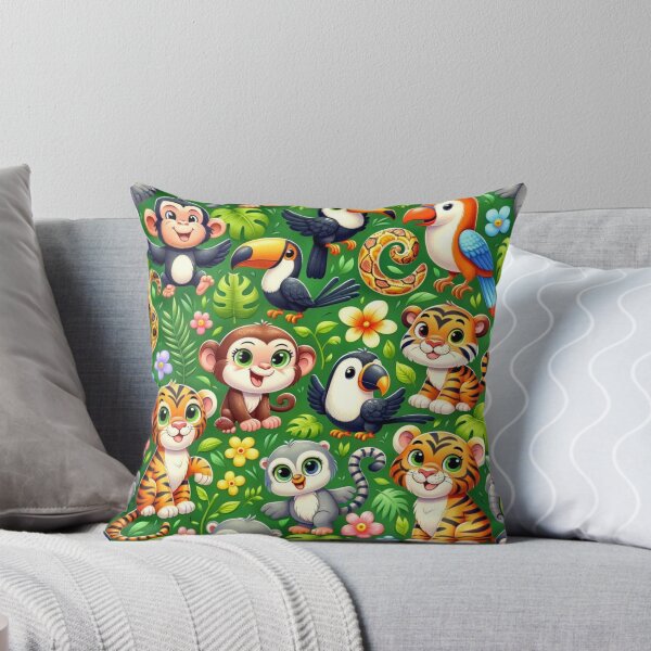 Item preview, Cute Creatures of the Jungle Inspired Design designed and sold by GPrint001.