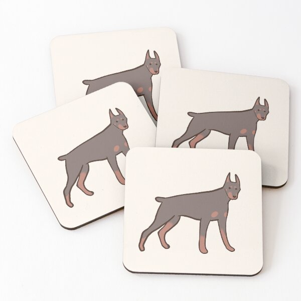 Artikelvorschau, Braune Dobermann-Kunst entworfen und verkauft von Mayarart.
