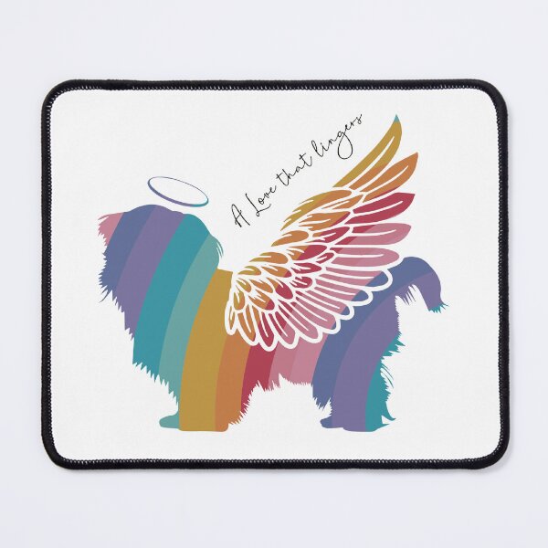 Item preview, Shih Tzu Angel Wings Rainbow Bridge Pet Loss keepsakes designed and sold by ElizInspires.