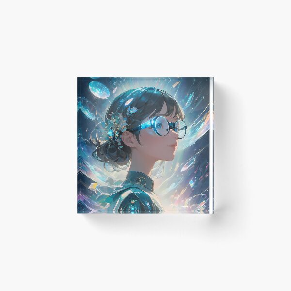 Item preview, A girl wearing futuristic glasses designed and sold by Tae Mi.