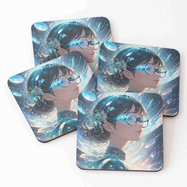 Item preview, A girl wearing futuristic glasses designed and sold by Tae Mi.