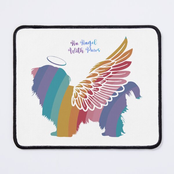 Item preview, Shih Tzu Angel Wings Rainbow Bridge Pet Loss keepsakes designed and sold by ElizInspires.
