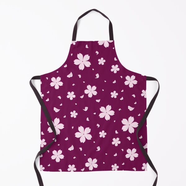 Aperçu de l'œuvre Motif de fleurs de cerisier Sakura (Velvet Prune violet rougeâtre) créée et vendue par Hi-kari.