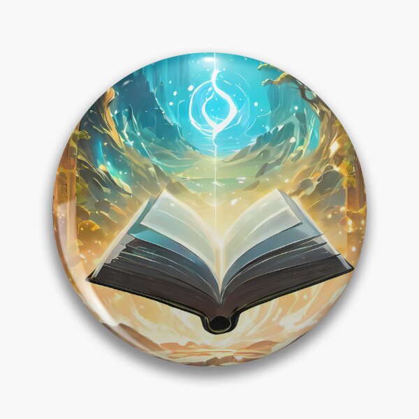 Item preview, Magical book in front of a beautiful forest designed and sold by Tae Mi.