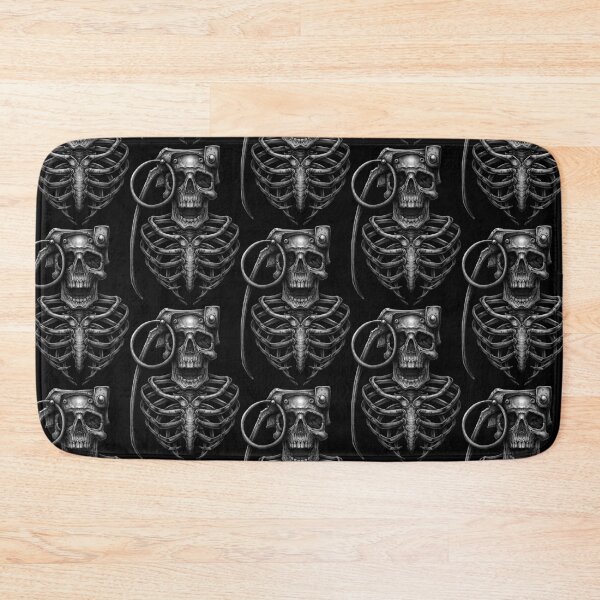 Item preview, Heart Skull Grenade Vintage designed and sold by Winya.