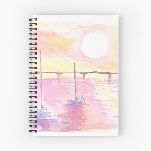 Item preview, Typical Florida Scene with Causeway Sea and Sun designed and sold by artshop77.
