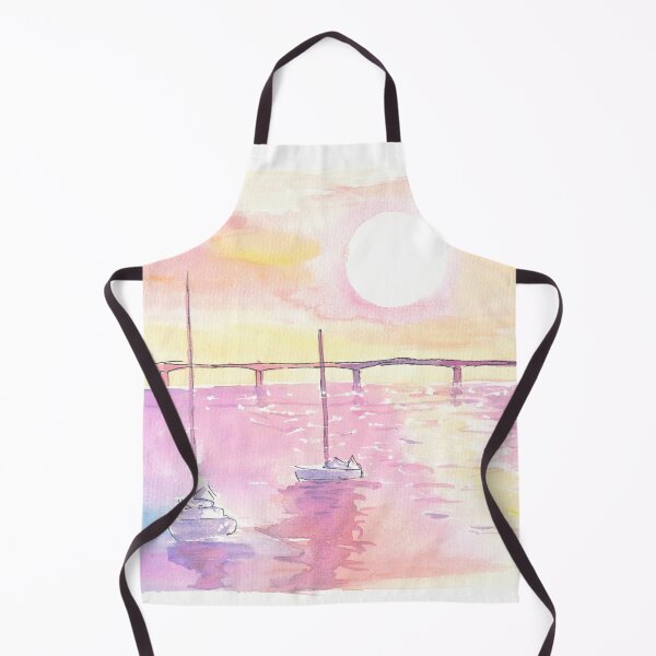 Item preview, Typical Florida Scene with Causeway Sea and Sun designed and sold by artshop77.
