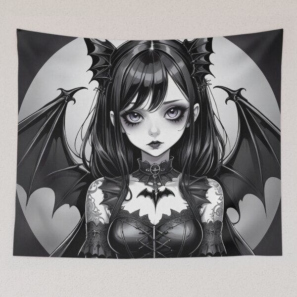 Item preview, Goth Girl Cute Illustration 37 designed and sold by Lady Goth.