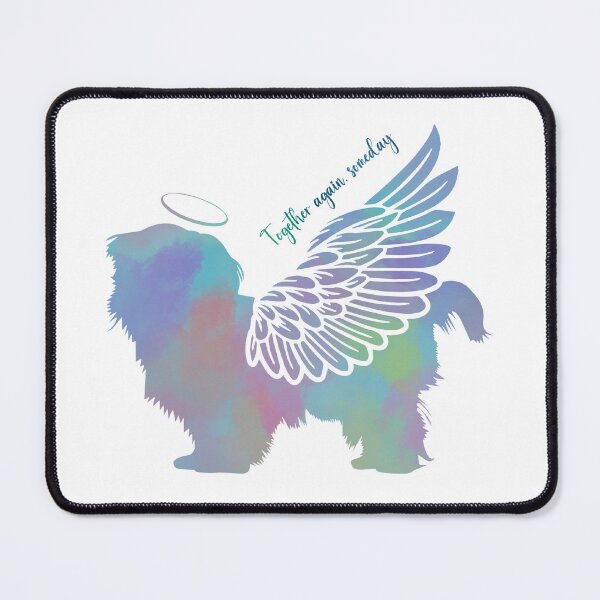 Item preview, Shih Tzu Angel Wings Rainbow Bridge Pet Loss keepsakes designed and sold by ElizInspires.
