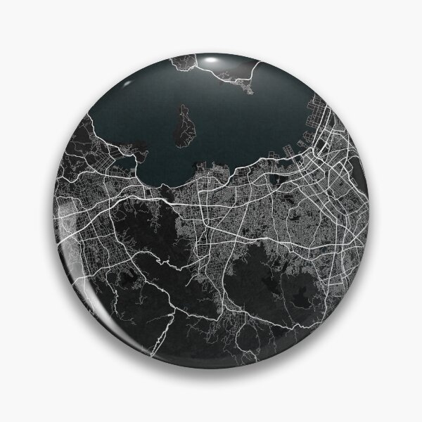 Item preview, Fukuoka City Map of Japan - Dark designed and sold by deMAP.