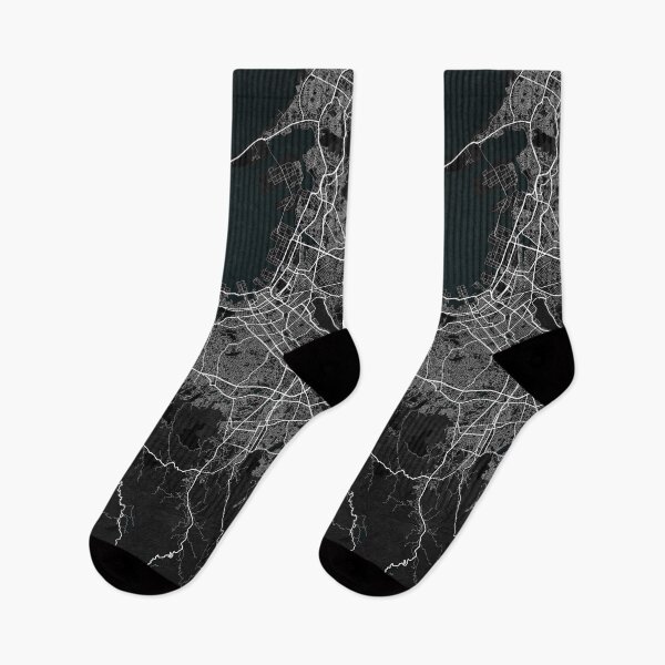 Item preview, Fukuoka City Map of Japan - Dark designed and sold by deMAP.