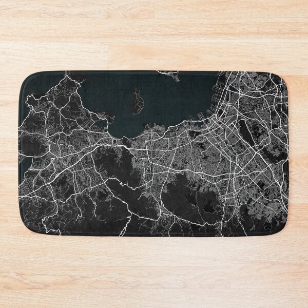 Item preview, Fukuoka City Map of Japan - Dark designed and sold by deMAP.
