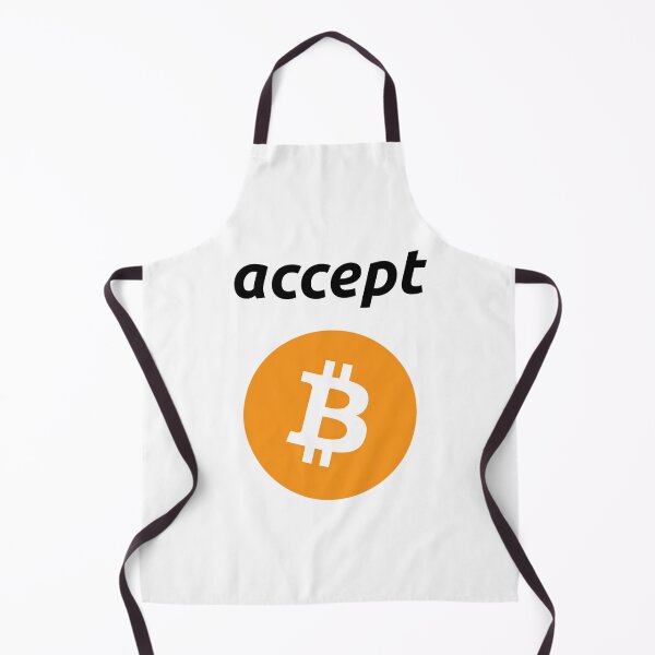 Item preview, Accept bitcoin black designed and sold by Bitcoinomnis.