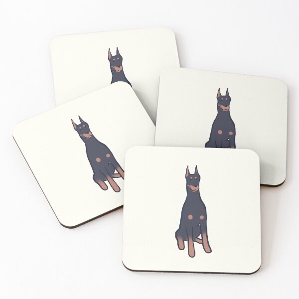 Item preview, Cute doberman dog art designed and sold by Mayarart.