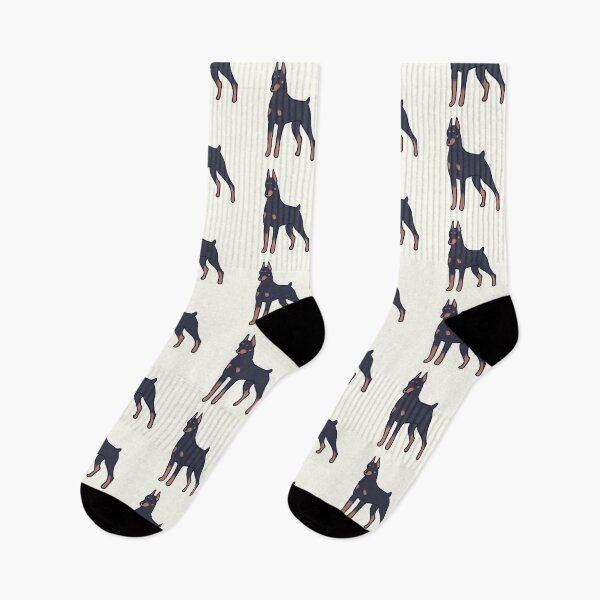 Item preview, Black doberman dog art designed and sold by Mayarart.
