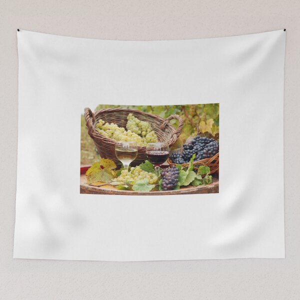Item preview, red and white wine with grape autumn season designed and sold by goceris.