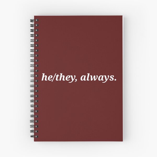 Item preview, He/They, always. (custom listing) designed and sold by froglibrarian.