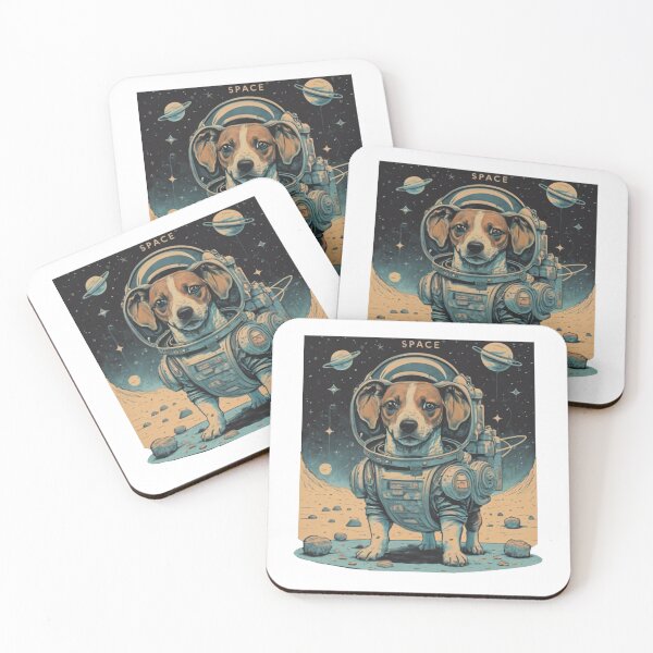 Item preview, A dog dressed in a spacesuit  designed and sold by ASSNZA.