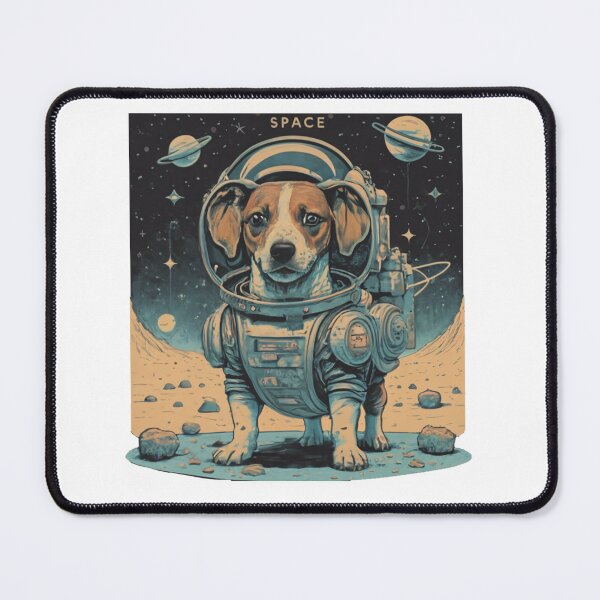 Item preview, A dog dressed in a spacesuit  designed and sold by ASSNZA.