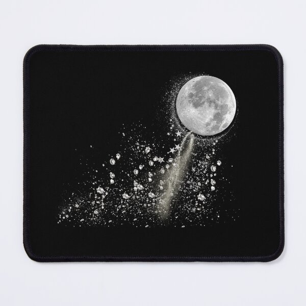 Item preview, Bright Moon With Cascading Silver Sparkles  designed and sold by MarieSusan.