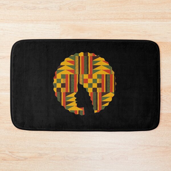 Item preview, Afro Hair Woman with African Pattern, Black History  designed and sold by Logiamerch.
