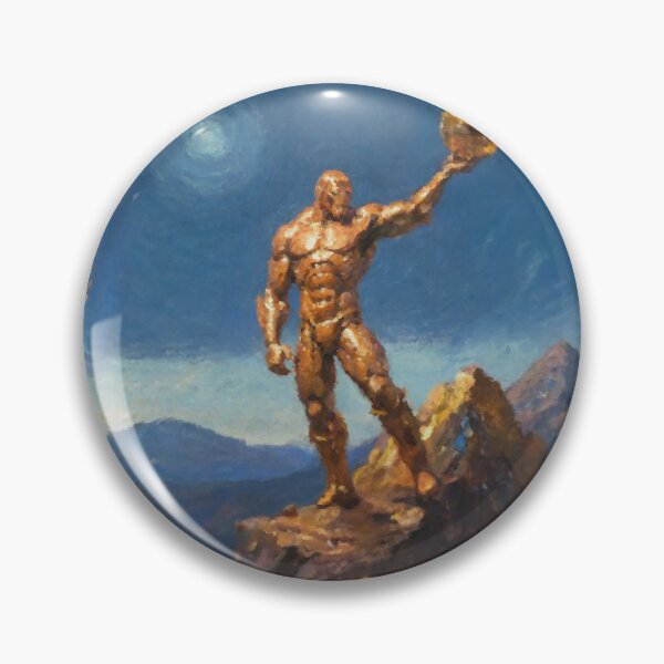 Item preview, Golem Champion Of The Golden Hoard designed and sold by AUTHENTIC AMERICANA ARTS.