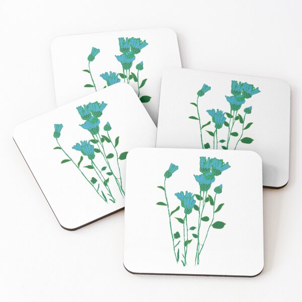 Item preview, Blue Flowers designed and sold by Creative Soul Art.